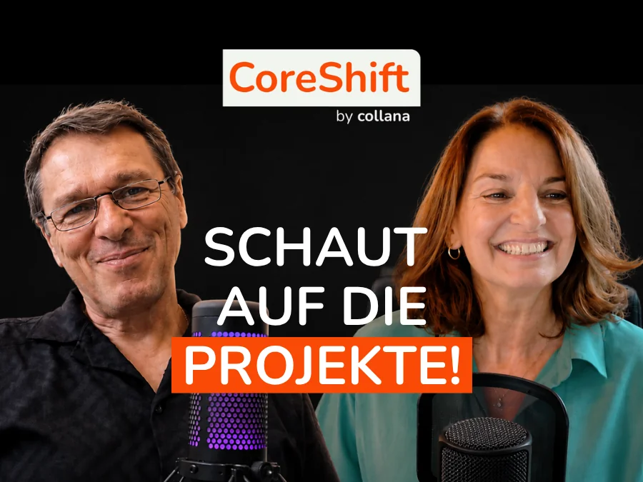 Nicole Wehner and Thorsten Korell on collana’s CoreShift podcast, quote: ‘Take a look at the projects relating to the Microsoft partnership.’.